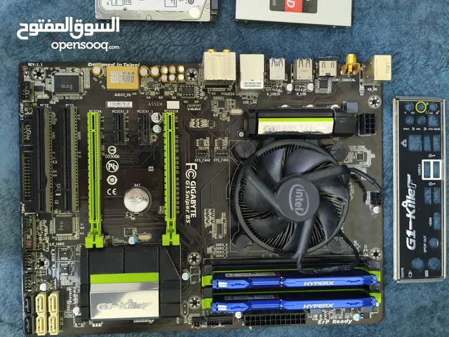 cpu + motherboard + 16Gb ram + 3 ssd