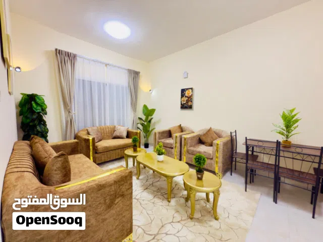 SH / غرفتين وصالة مفروشة - ايجار شهري شامل الفواتير - عجمان - النعيمية /2/ - حمام + بلكونة