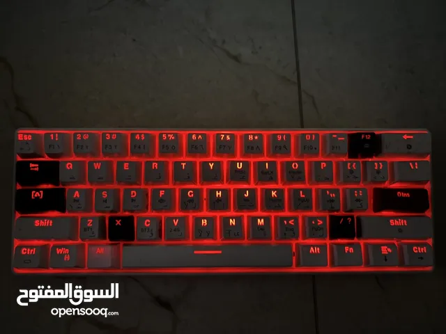 كيبورد ميكانيكي احترافي بإضاءة RGB – للقيمنق والكتابة بسلاسة وجودة عالية!