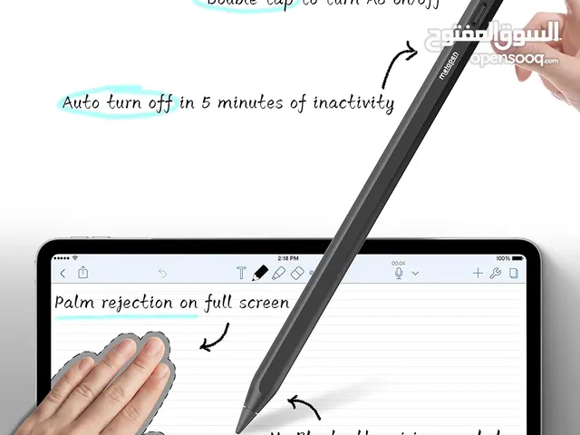 قلم ميتابن A8 متوافق مع ايباد 2018-2022 شحن اسرع مرتين وتقنية رفض راحة اليد MetaPen A8 Stylus pen
