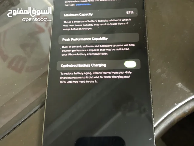 بطارية87%و128جيجا بحالةالوكالةiPhone 13 Pro Max