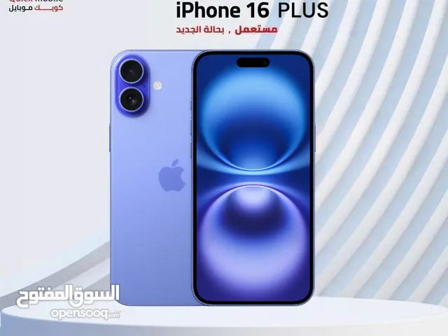 IPHONE 16 PLUS (256GB) USED /// ايفون 16 بلس ذاكرة 256 مستعمل وكاله