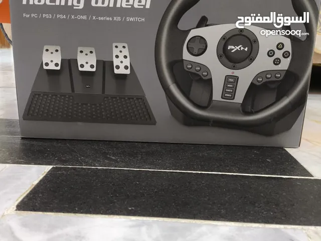 جهاز تحكم PXN V9 جهاز تحكم ستيرن (سكان) كامل يربط على بلي ستيشن مع قرص لسباق السيارات الاصلي