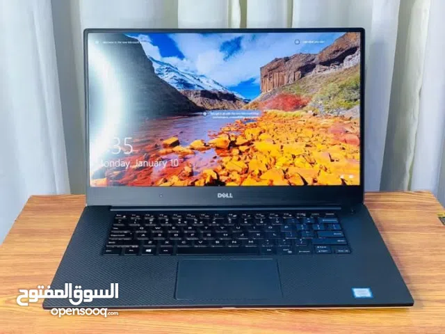 Dell XPS 15   بمعاالج كوور i7  الجييل السااابع  معالج HQ  الراام 16 قيقا ddr4  هاردسك 512 قيقا ssd