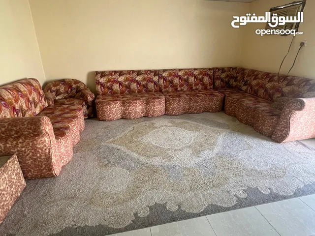 Majlis Set with 4 Long Sofas, 1 Small Sofa & Table - AED 595