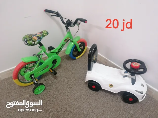 سيارة جيب حجم كبير دفع رباعي مع ريموت تحكم، بسكليت، سيارة صغيرة، مرجيحة اطفال