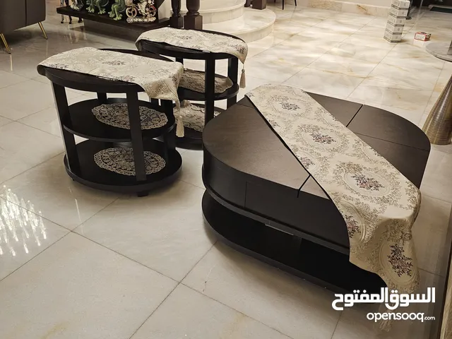 one middle table & 2 pieces tables