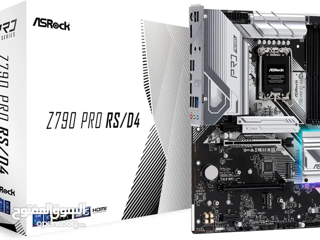 ASRock Z790 Pro RS/D4 Motherboard, Supports Intel 12th and 13th Generation CPU (LGA1700), Z790 Chips