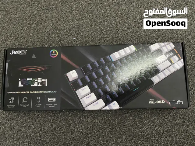 للبيع كيبورد JEDEL KL-95D + باكج Redragon احترافي + سيوف كاتانا أنمي فخمة قابل لتفاوض