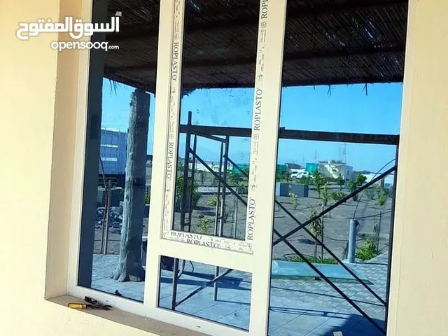 U P V C DOOR WINDOW CUTTING WALL GLASS