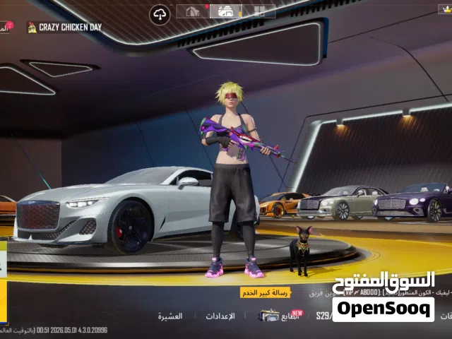 حساب ببجي للبيع