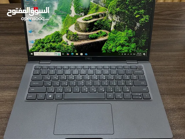 Dell core i7- جيل 11 افخم وارقى موديلات اللاتيتود معدني المنيوم بالكامل شاشة فريملس RAM 16 - SSD 512