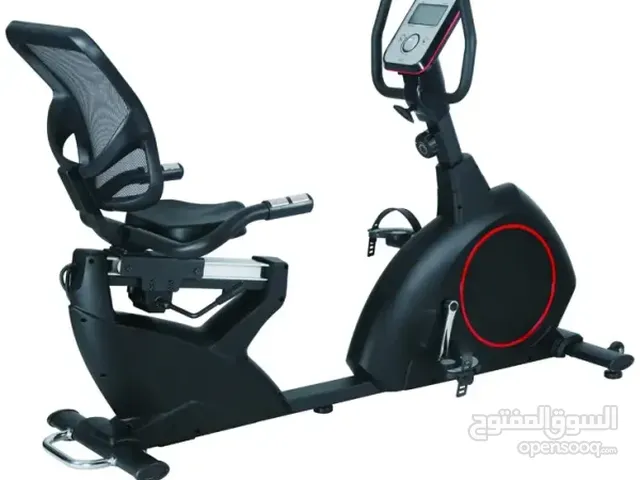 دراجة تمارين رياضية منزلية بكرسي Stationary Exercise Bike with Seat and Back Support