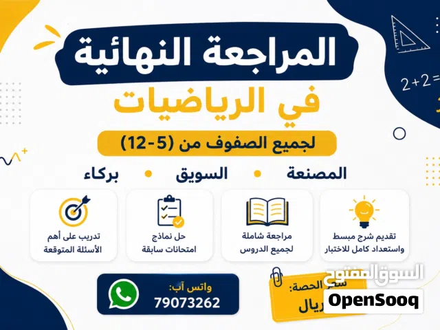 المراجعة النهائية لجميع الصفوف