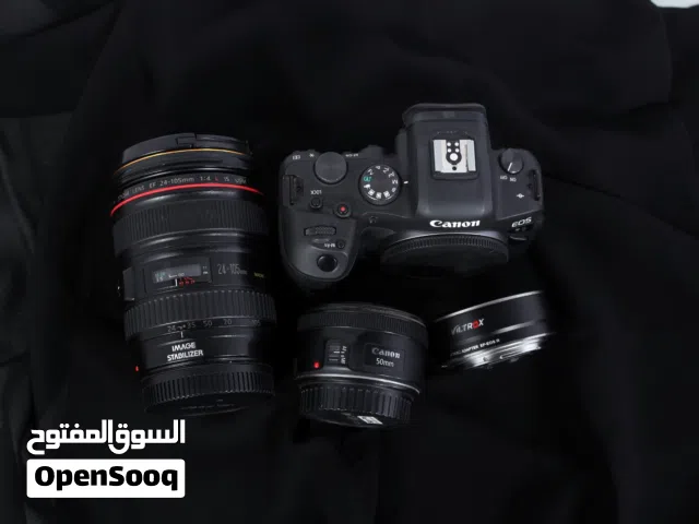Canon R6, lens- 24-105,50mm,85mm. Charger 2battery.