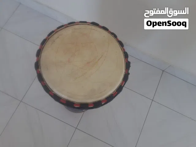 طبل افريقي نوع ممتاز Djambi مصنوع من خشب طبيعي وجلد ماعز للبدل بي سخله