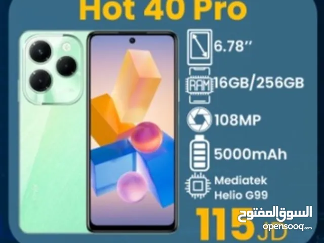 Infinix Hot 40 Pro 256 GB in Amman