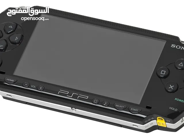 PSP مع رام وألعاب وشاحنه