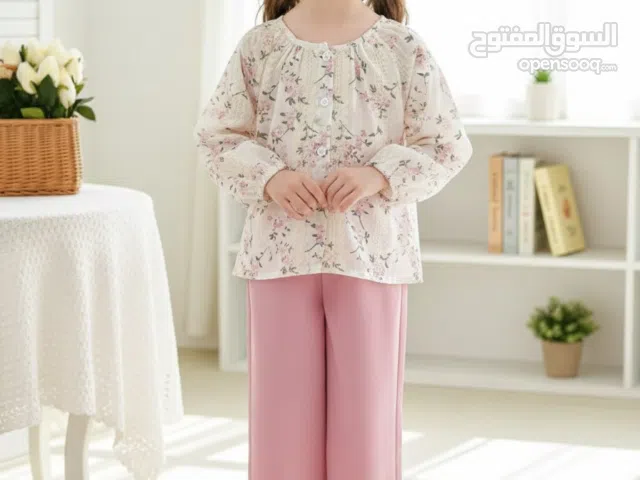 قميص وبنطلون بناتي