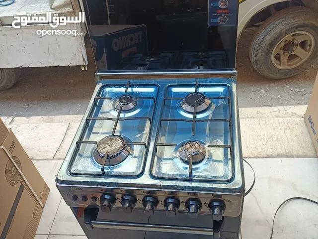بوتجاز 4 شعله تكنو ماس   استالس  شواية واشعال ذاتي ولمبة  ضمان5 سنين