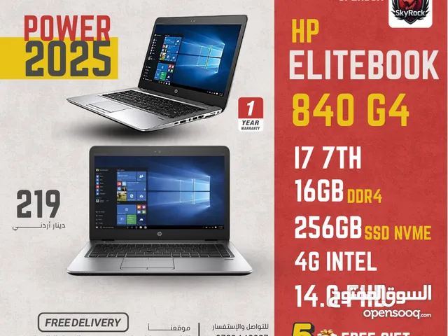 لابتوب اتش بي احترافي معالج I7 جيل 7