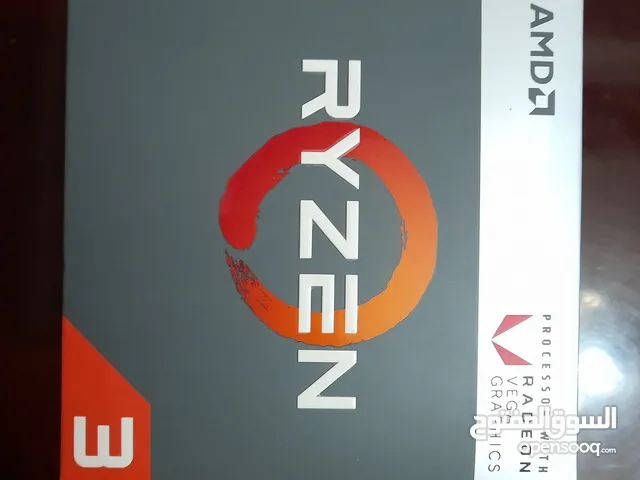 AMD Ryzen 3 2200G CPU + Box + Cooler (شبه جديد)