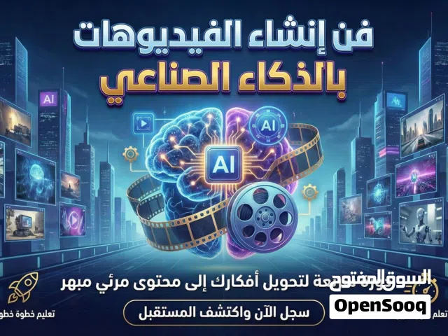 دورة فن إنشاء الفيديوهات بالذكاء الصناعي