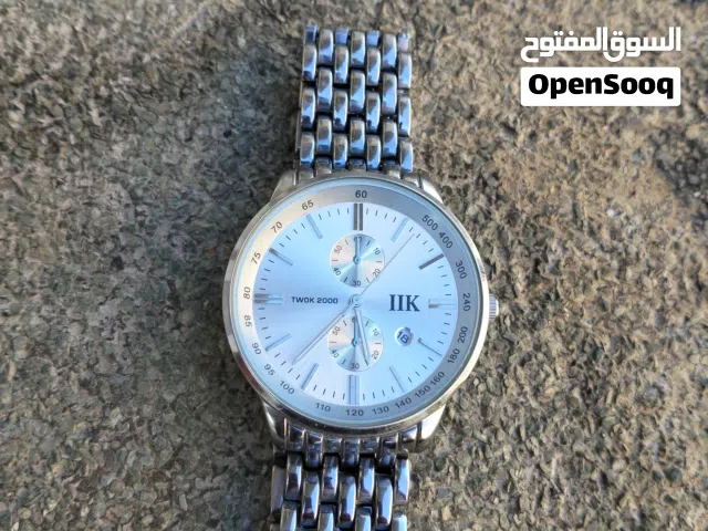 Luxury Silver Stainless Steel Watch for Men  Elegant Wrist Watch  Excellent Condition