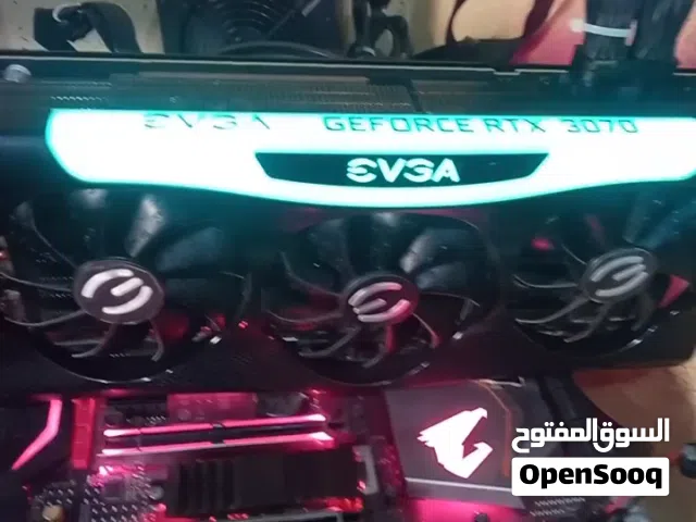 كرت شاشه rtx 3070 ftw3  evga