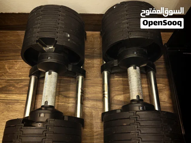 للبيع دامبلز Adjustable + دامبلز 10KG بحالة ممتازة