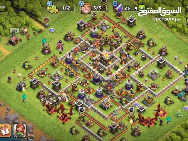كلاش اف اكلانس حساب عرطه البيت 11 مكس معا 5000 الف جوهره