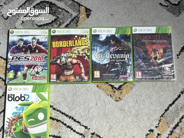 اشرطة اكس بوكس 360  كل الاشرطة سعرها 4 ریال  الوصف مهم