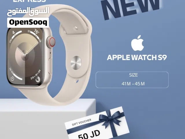 APPLE WATCH S9 ( 41M ) NEW /// ساعه ابل الجيل 9 مقاس 41 ملي الجديد
