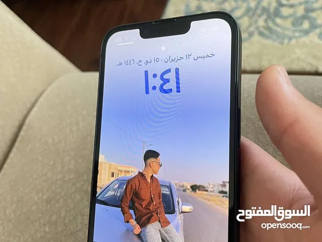 ايفون 13 عادي بحاله الوكاله بطاريه 83 نموذج M 128g