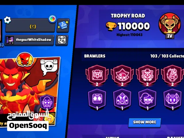 Brawl Stars Account /حساب براول ستارز