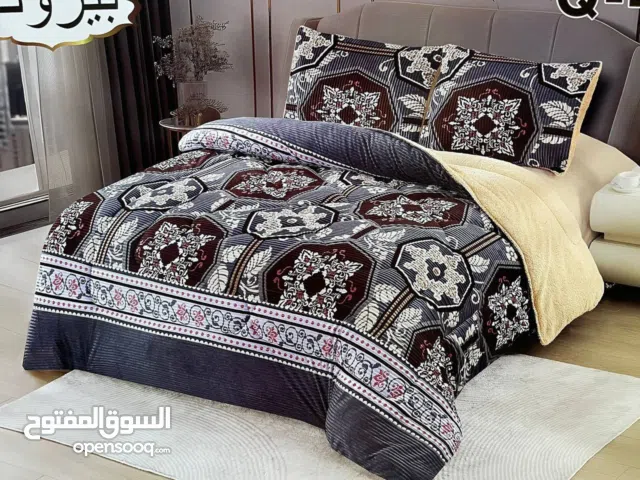 لحاف نفرين قديفه والظهر فرو 3 قطع