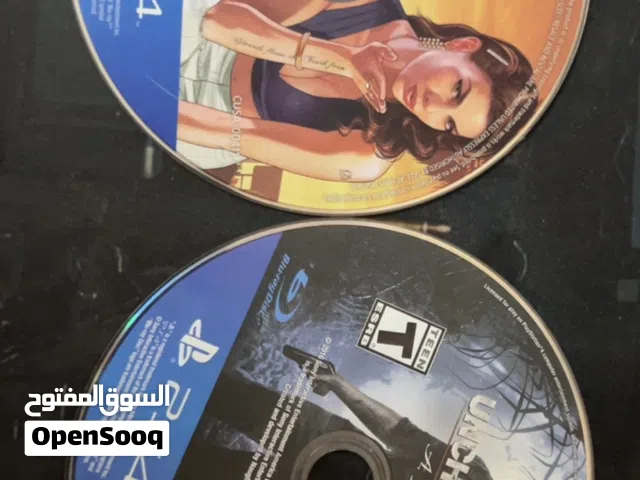سي دي قراند5 (ps4). وسي ديUNCHARTED 4 (ps4)
