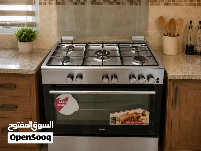 غاز سيمفر التركي الأصلي المقاس: 90 × 60 سم. خمس عيون غاز عملية ومتعددة الأحجام. نظام