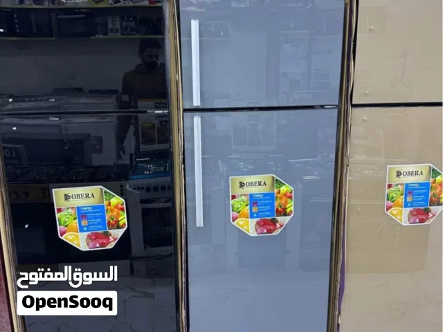 ثلاجه ماركة ابرا واجه زجاج حجم 24 قدم وتوصيل مجانا