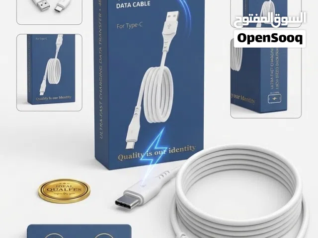 كابل شحن سريع ونقل بيانات CELL TEL Turbo 106 (USB to Type-C) - بطول 1 متر