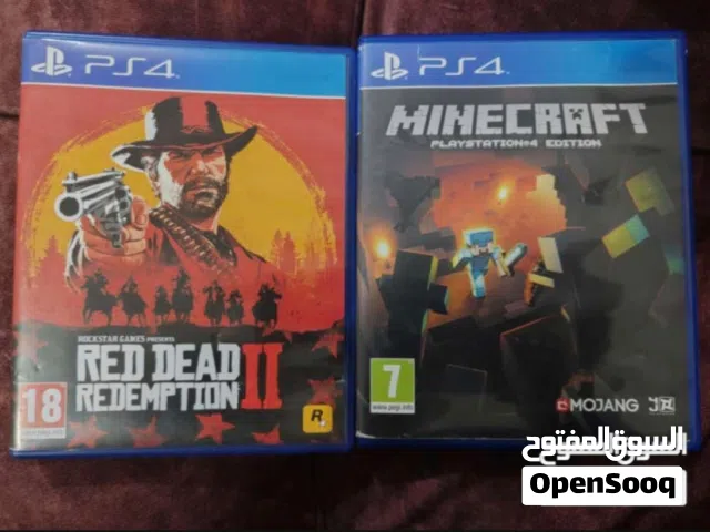 سيدي red dead redemption 2 و سيدي Minecraft للبيع