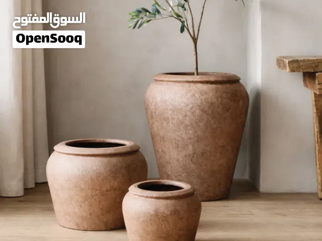قصرية زرع كلاسيكية بأحجام مختلفة للفلل والحدائق