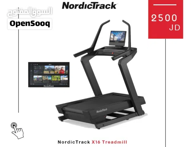 جهاز ركض NordicTrack X16 Treadmill - الجهاز المثالي لحرق الدهون ورفع اللياقة البدنية