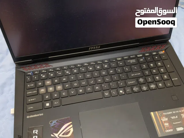 MSI Raider 18 HX AI A2XWHG Gaming Laptop, 18 QHD+ IPS 240Hz Display, Intel Core Ultra 9 285HX, 32GB