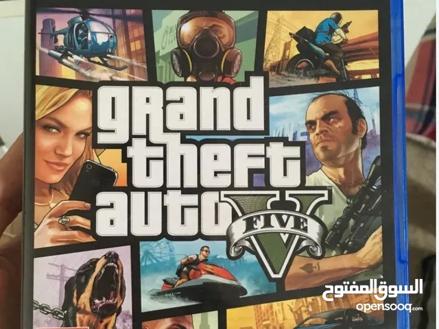 دسكه GTA V للبيع الحالة ممتازة قاعدة بالخريطة متاعها