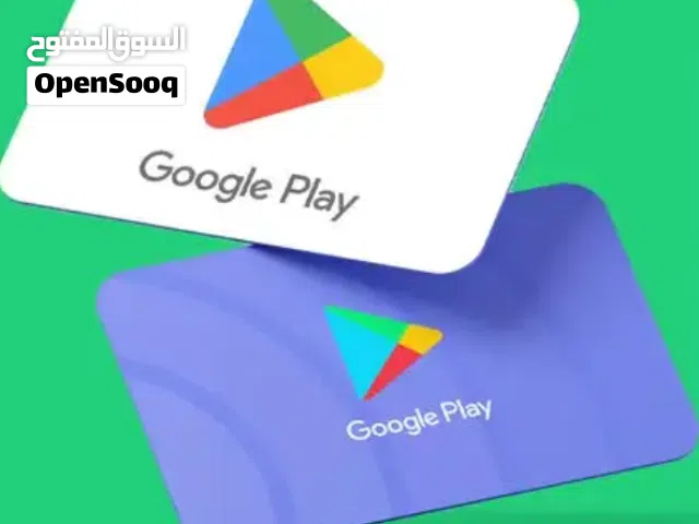 بطاقة جوجل بلاي امريكي 5$ 21000 جنية سوداني