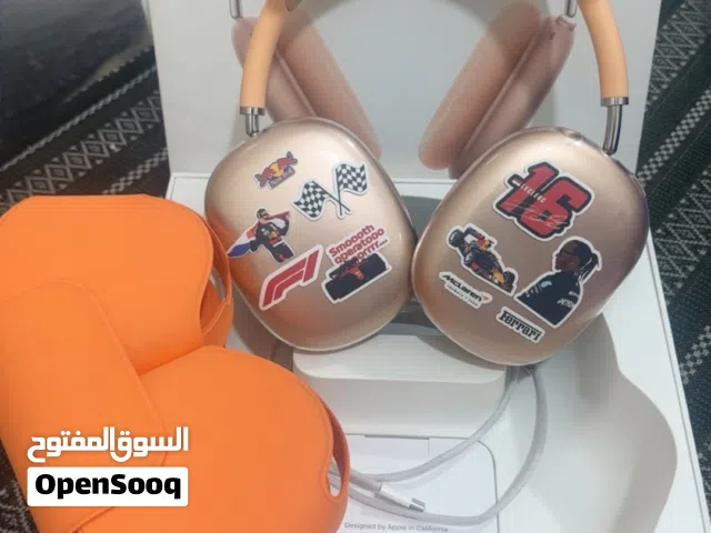 سماعة اير بودز  ماكس اللون البرتقالي