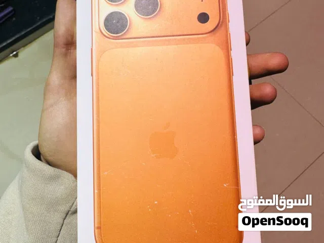 ايفون 17برو ماكس 256GB   شفره  اللون برتقالي