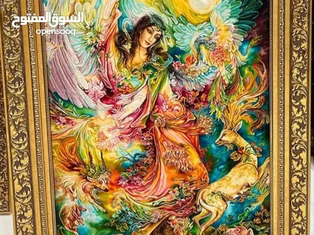 لوحة سجاد من الحرير الإيراني اليدوي الفاخر؛ روعةٌ باقية على حائطكم – لا تفوتوا فرصة الطلب مع خصمٍ حص