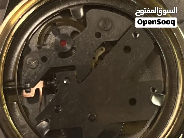 ساعه سوسري طلاء ذهب